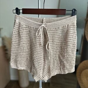 Women's Crochet Knit Shorts